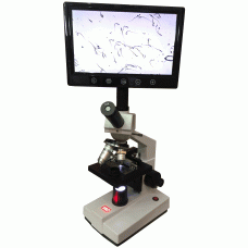 Monocular Microscope with Build in Video Camera, Monitor and Heating Stage  - 2500x